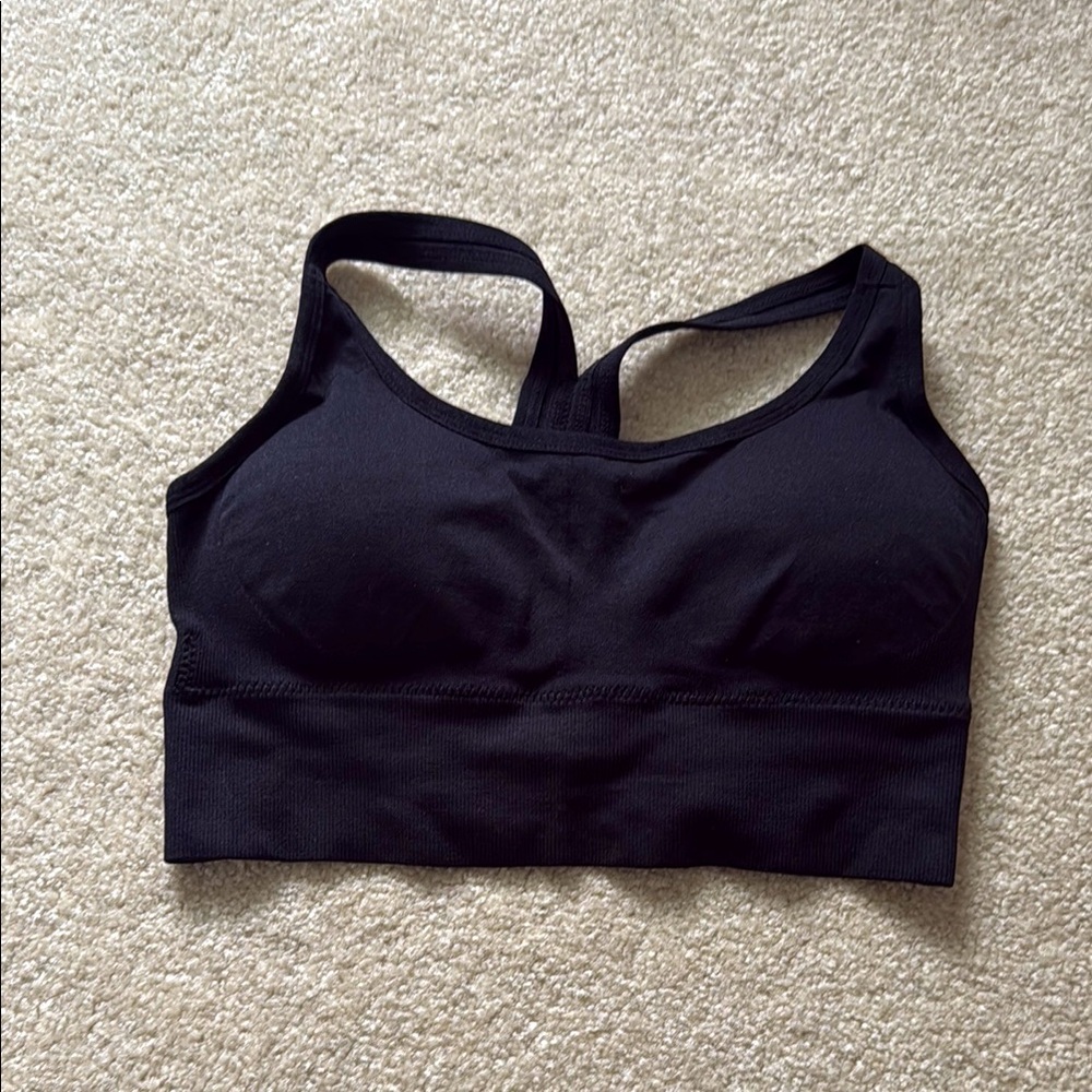 Black Sports Bra
